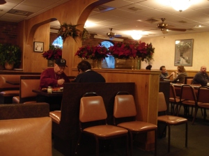  Ernie's is more of a sit-down restaurant than many local pizzerias.